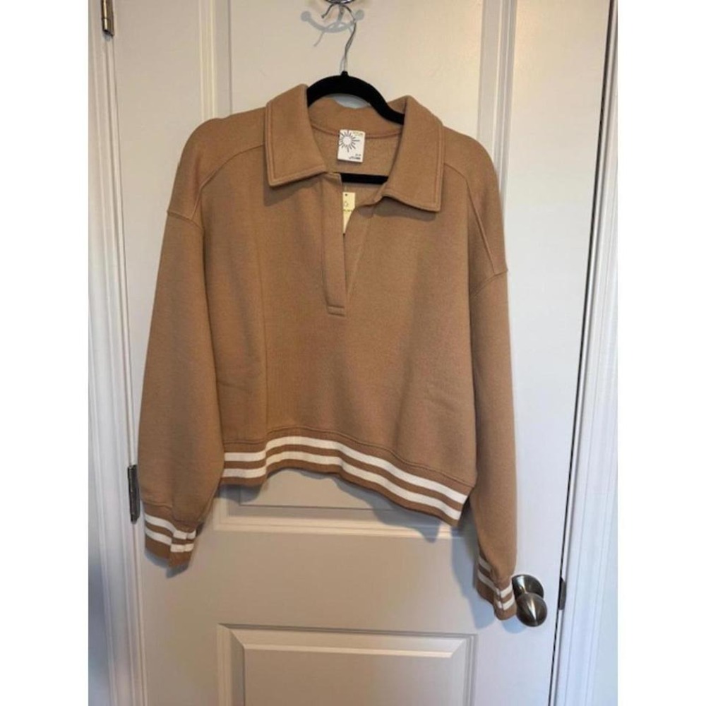 Aerie - Cropped Varsity Sweatshirt
